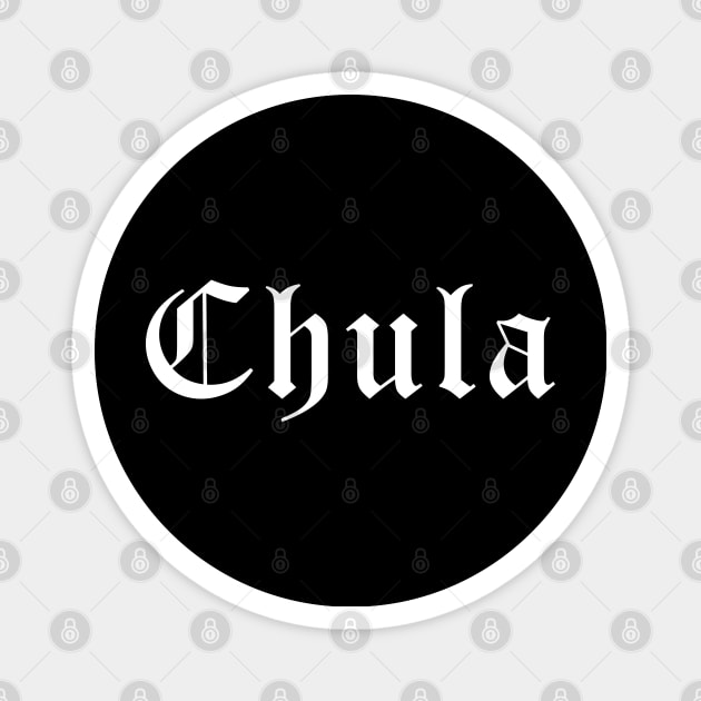 Chula latina Magnet by Trippycollage